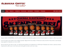 Tablet Screenshot of albaniancoffee.com